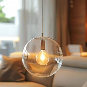 Comment une suspension boule en verre peut-elle réinventer votre espace ?